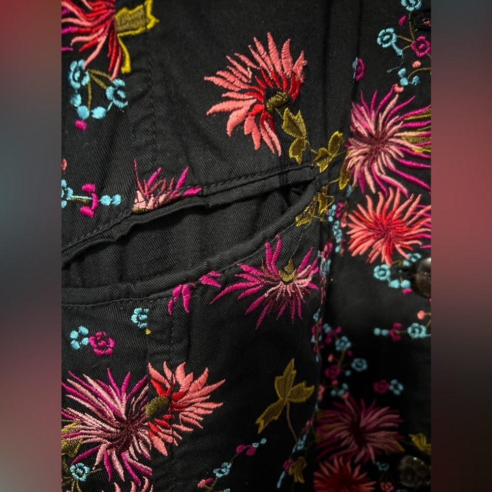 Johnny Was Embroidered Collared Jacket - Picture 5 of 7